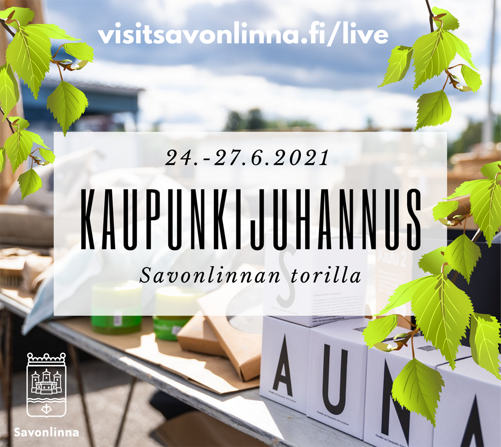 Juhannustunnelmaa Kauppatorilla .2021 - Savonlinna
